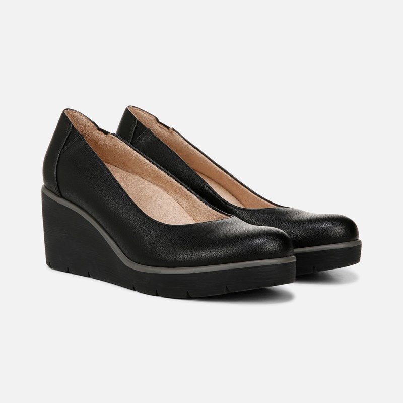 Naturalizer Shoes for Women - SOUL About Time Wedge Pump Black MA42-0762D8