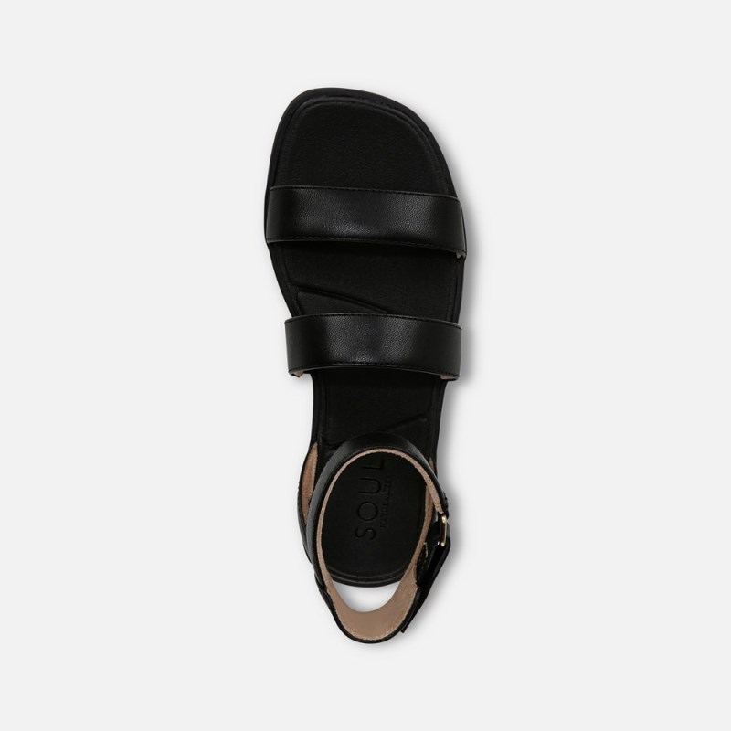 Naturalizer Shoes for Women - SOUL Fiesta Strappy Sandal Black LX15-4675L0