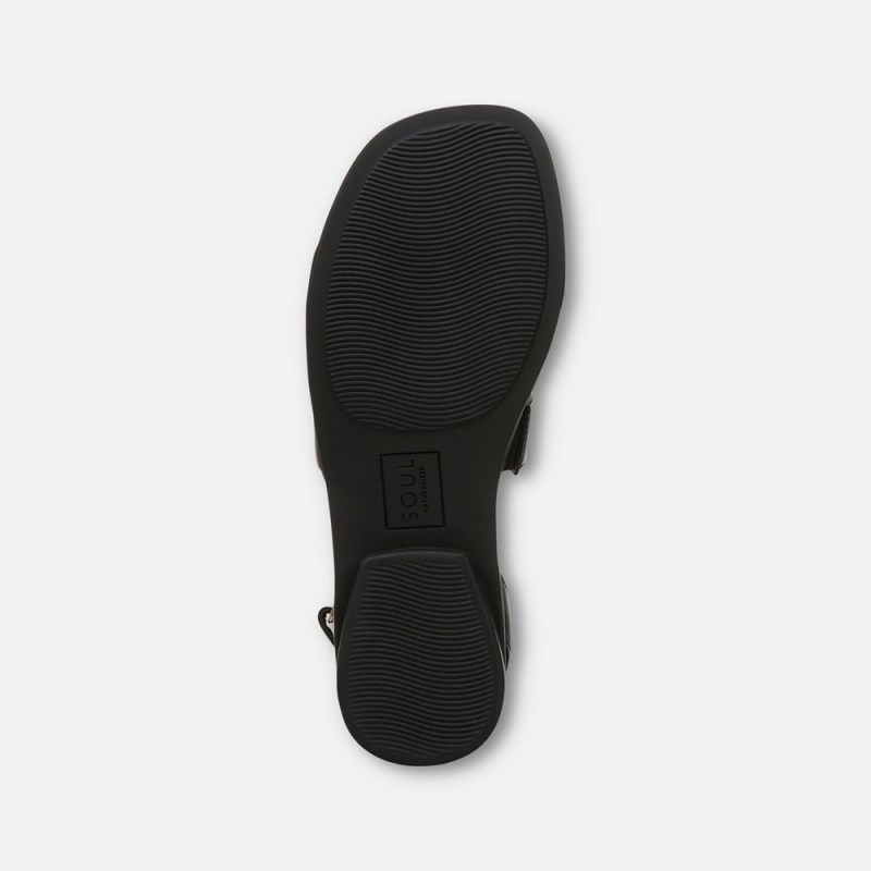 Naturalizer Shoes for Women - SOUL Fiesta Strappy Sandal Black LX15-4675L0