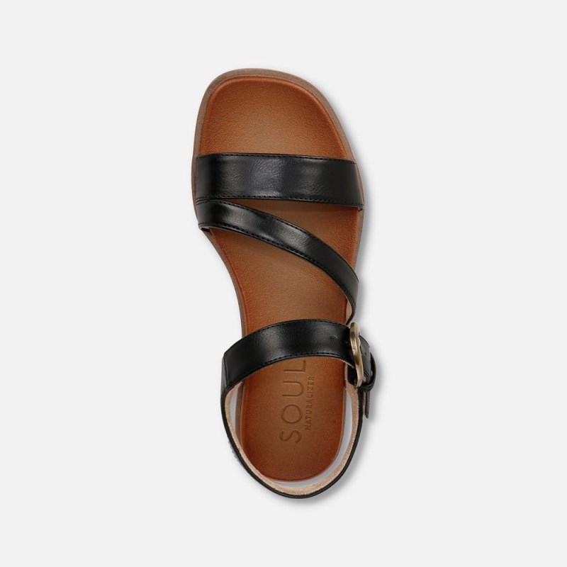 Naturalizer Shoes for Women - SOUL Jayvee Sandal Black UA48-7178W6