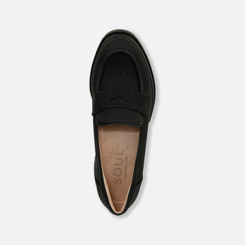 Naturalizer Shoes for Women - SOUL Ophelia Lug Sole Loafer Black CG29-8829C9