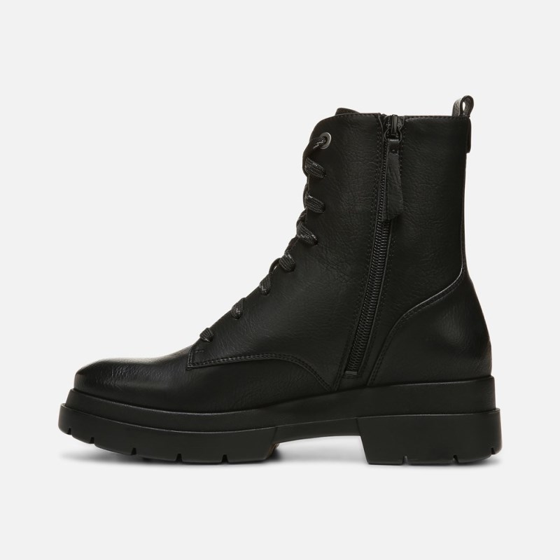 Naturalizer Shoes for Women - SOUL Ozzy Weather Resistant Combat Boot Black IT66-2856R8