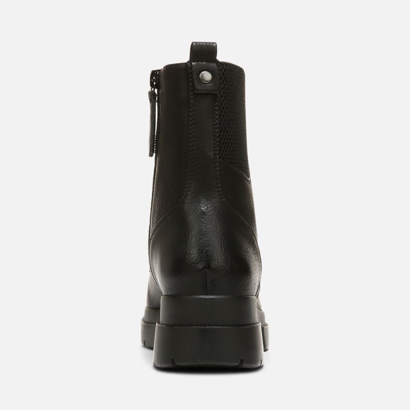 Naturalizer Shoes for Women - SOUL Ozzy Weather Resistant Combat Boot Black IT66-2856R8