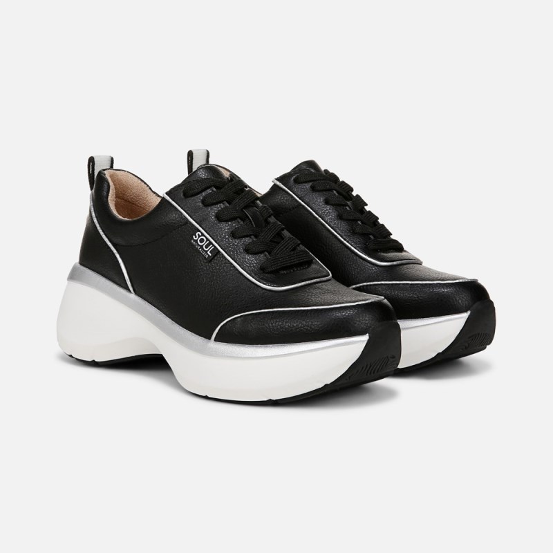 Naturalizer Shoes for Women - SOUL Roquel Lace Up Sneaker Black ZC95-4615O6