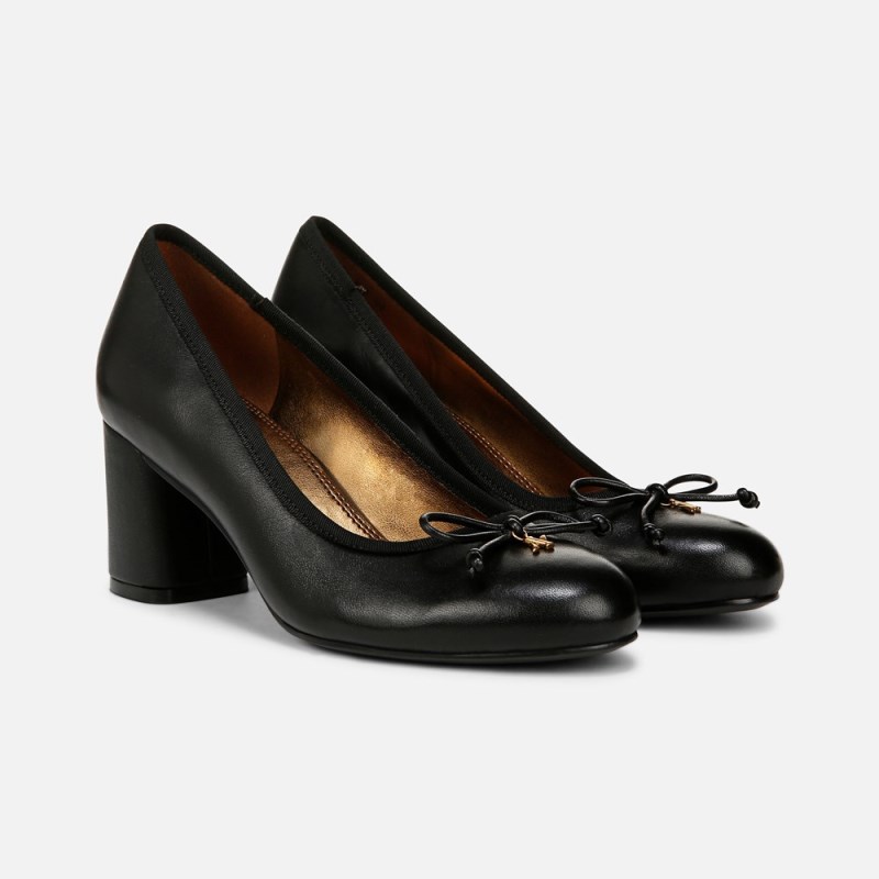Naturalizer Shoes for Women - Sienna Block Heel Pump Black MH72-2842E7