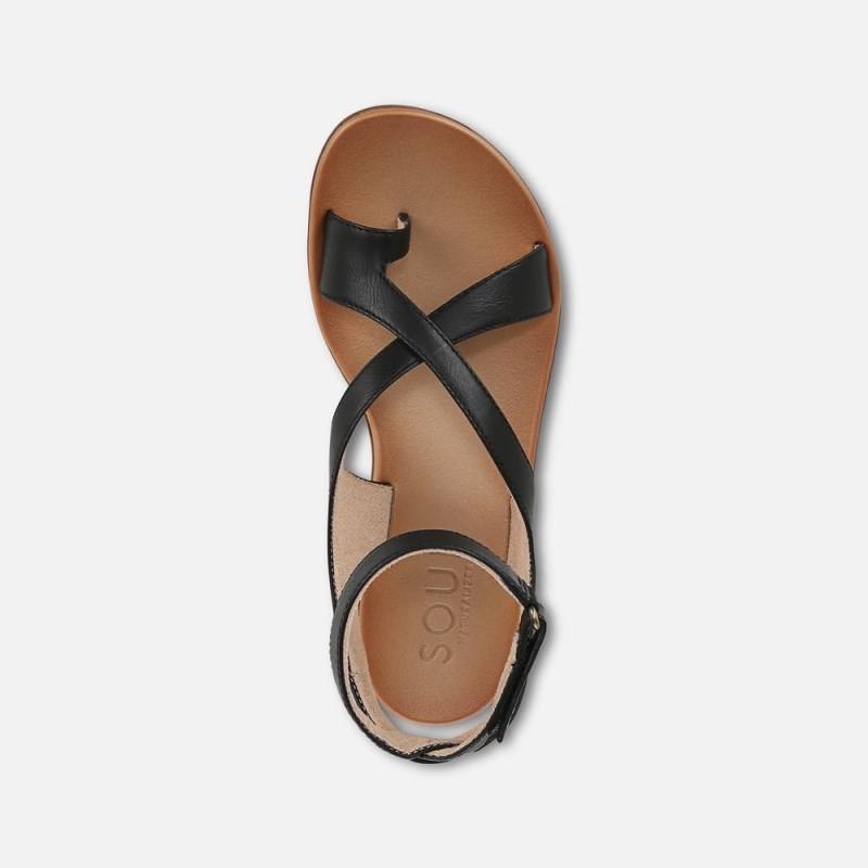 Naturalizer Shoes for Women - Soul Sivan Strappy Sandal Black HH91-6091D6