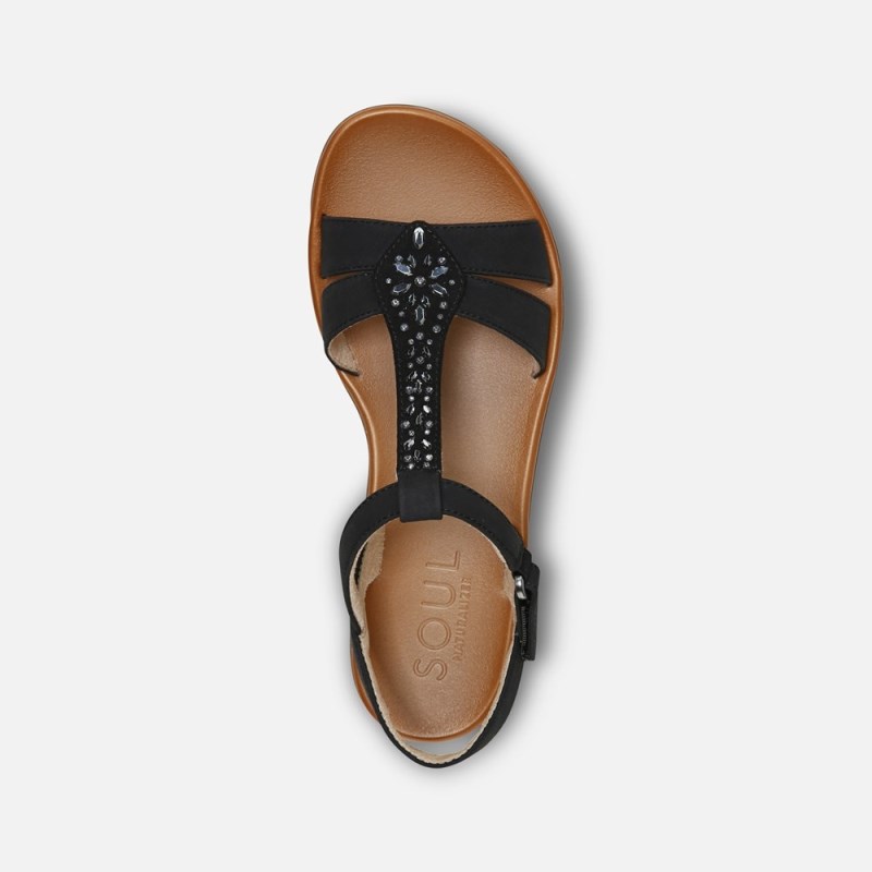 Naturalizer Shoes for Women - Soul Summer Sandal Black AI92-6372W2