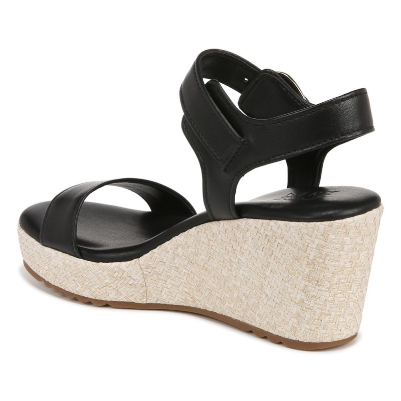 Naturalizer Shoes for Women - Stella Wedge Sandal Black ON41-9181Q7