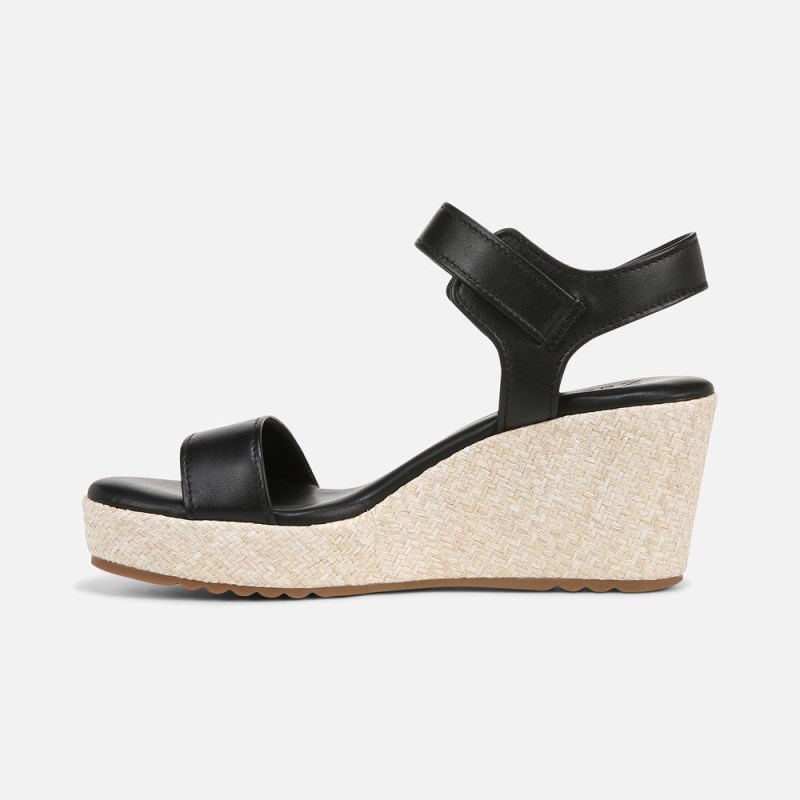 Naturalizer Shoes for Women - Stella Wedge Sandal Black ON41-9181Q7