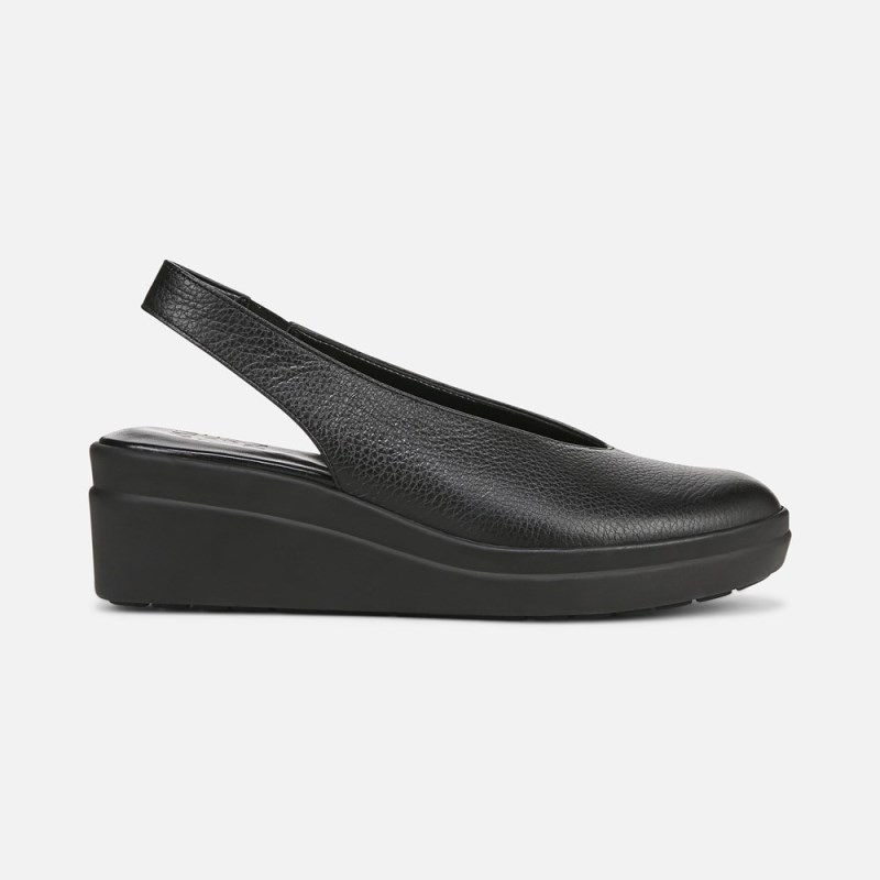 Naturalizer Shoes for Women - Sutton Slingback Wedge Black TM99-7979F0