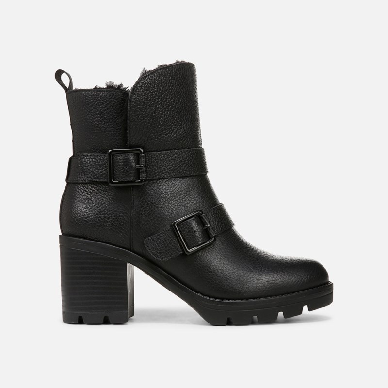 Naturalizer Shoes for Women - Verney Moto Water Repellent Bootie Black GT91-5051C5