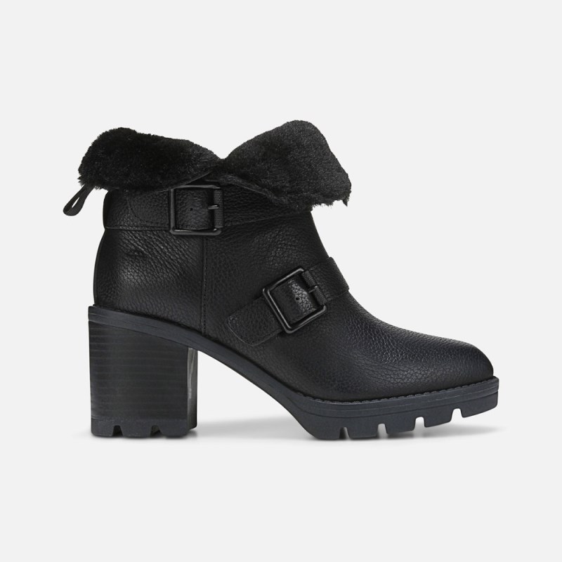 Naturalizer Shoes for Women - Verney Moto Water Repellent Bootie Black GT91-5051C5