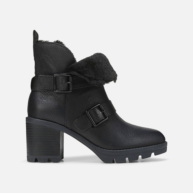 Naturalizer Shoes for Women - Verney Moto Water Repellent Bootie Black GT91-5051C5
