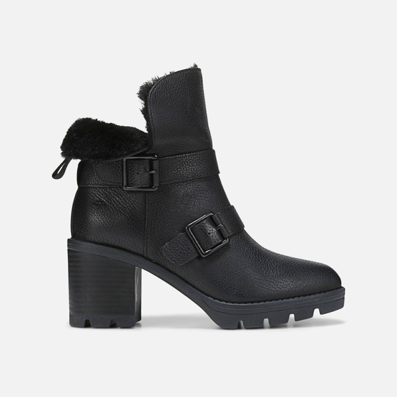 Naturalizer Shoes for Women - Verney Moto Water Repellent Bootie Black GT91-5051C5