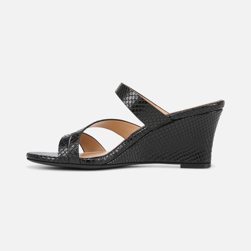 Naturalizer Shoes for Women - Breona Dress Sandal Black / Snake BK99-8329C0
