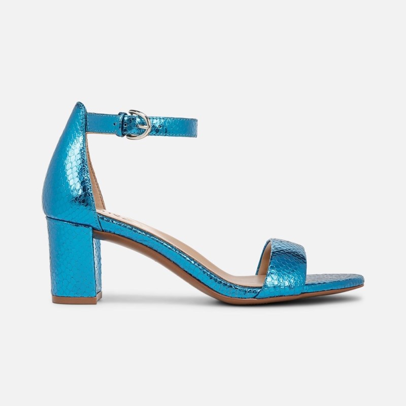 Naturalizer Shoes for Women - Limited Edition Vera Dress Sandal Blue Metallic / Snake IQ37-8717Y7