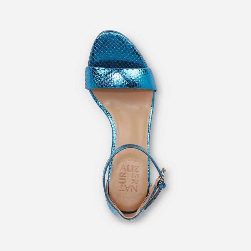 Naturalizer Shoes for Women - Limited Edition Vera Dress Sandal Blue Metallic / Snake IQ37-8717Y7