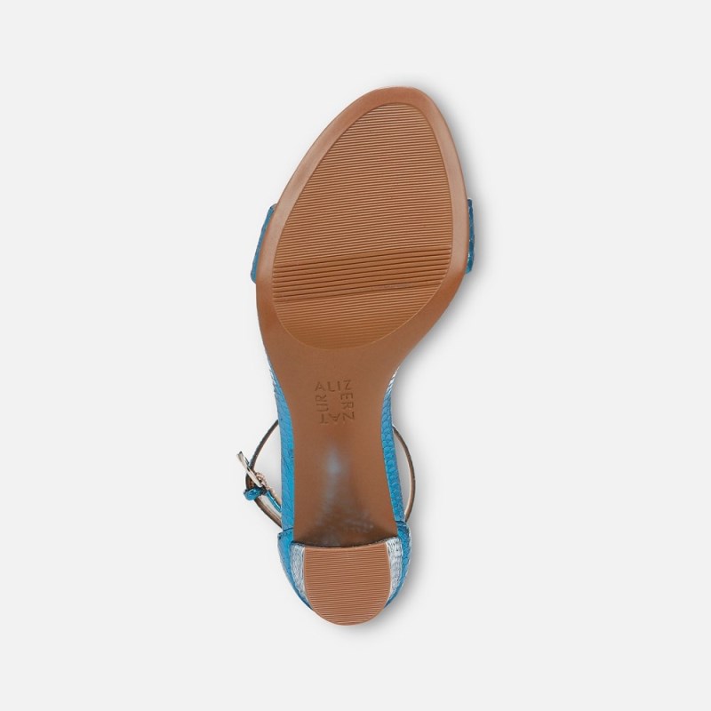 Naturalizer Shoes for Women - Limited Edition Vera Dress Sandal Blue Metallic / Snake IQ37-8717Y7