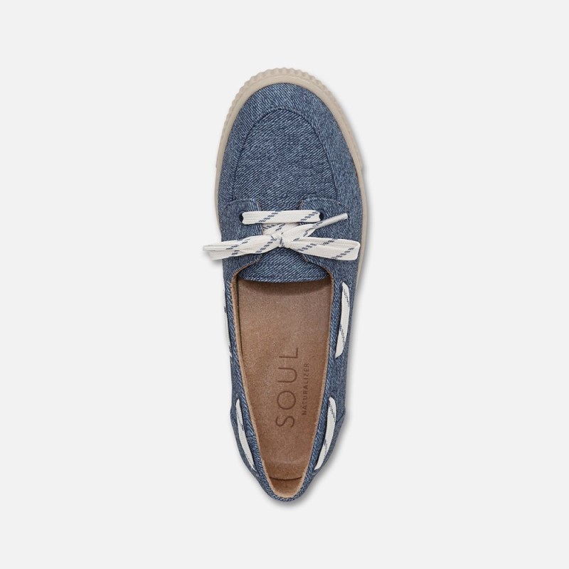 Naturalizer Shoes for Women - SOUL Tia Boat Shoe Blue OS16-8936F2
