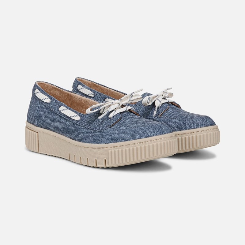 Naturalizer Shoes for Women - SOUL Tia Boat Shoe Blue OS16-8936F2