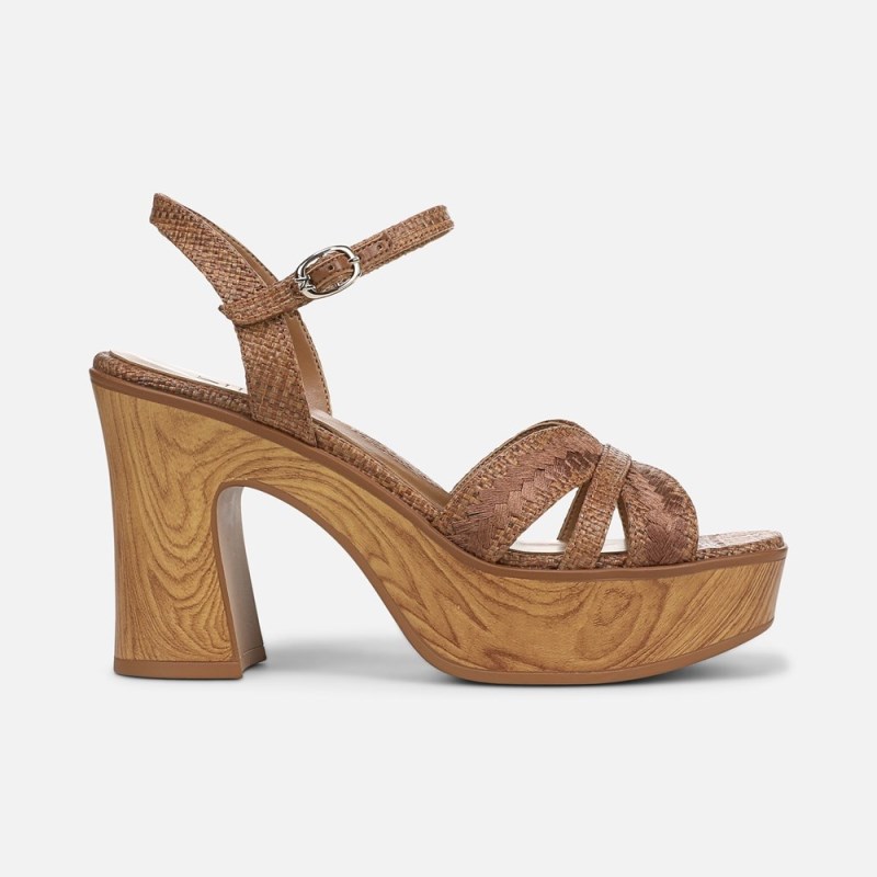 Naturalizer Shoes for Women - Katalina Platform Sandal Brown RD13-3583O5