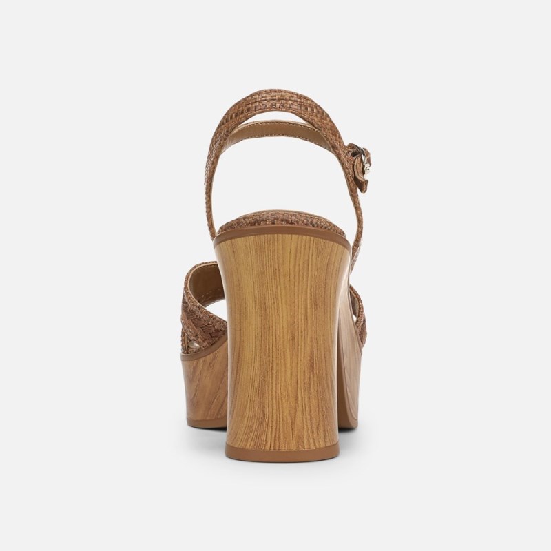 Naturalizer Shoes for Women - Katalina Platform Sandal Brown RD13-3583O5