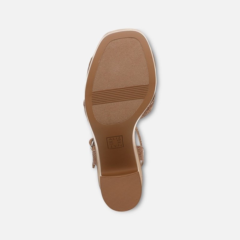 Naturalizer Shoes for Women - Katalina Platform Sandal Brown RD13-3583O5