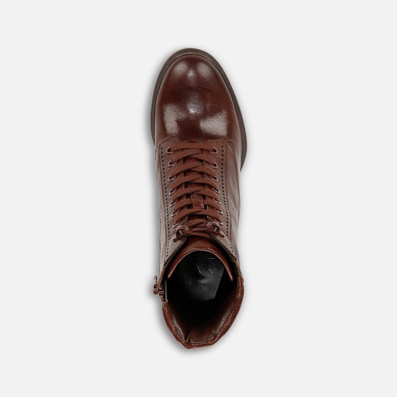 Naturalizer Shoes for Women - Prewitt Block Heel Bootie Brown MH46-8346F6