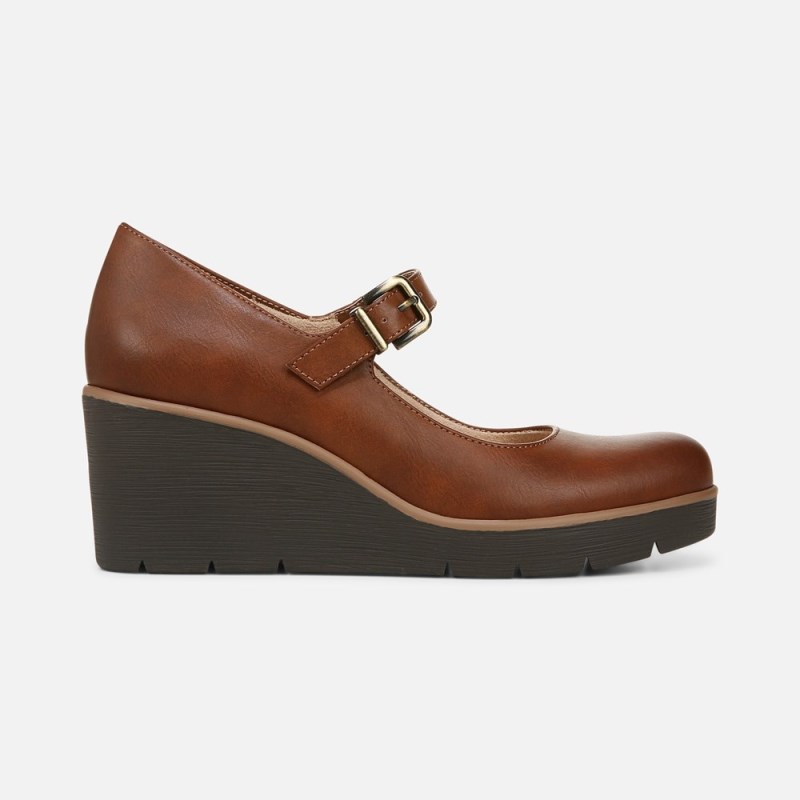 Naturalizer Shoes for Women - SOUL Adore Mary Jane Wedge Brown IV39-2199P3