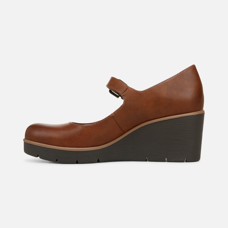 Naturalizer Shoes for Women - SOUL Adore Mary Jane Wedge Brown IV39-2199P3