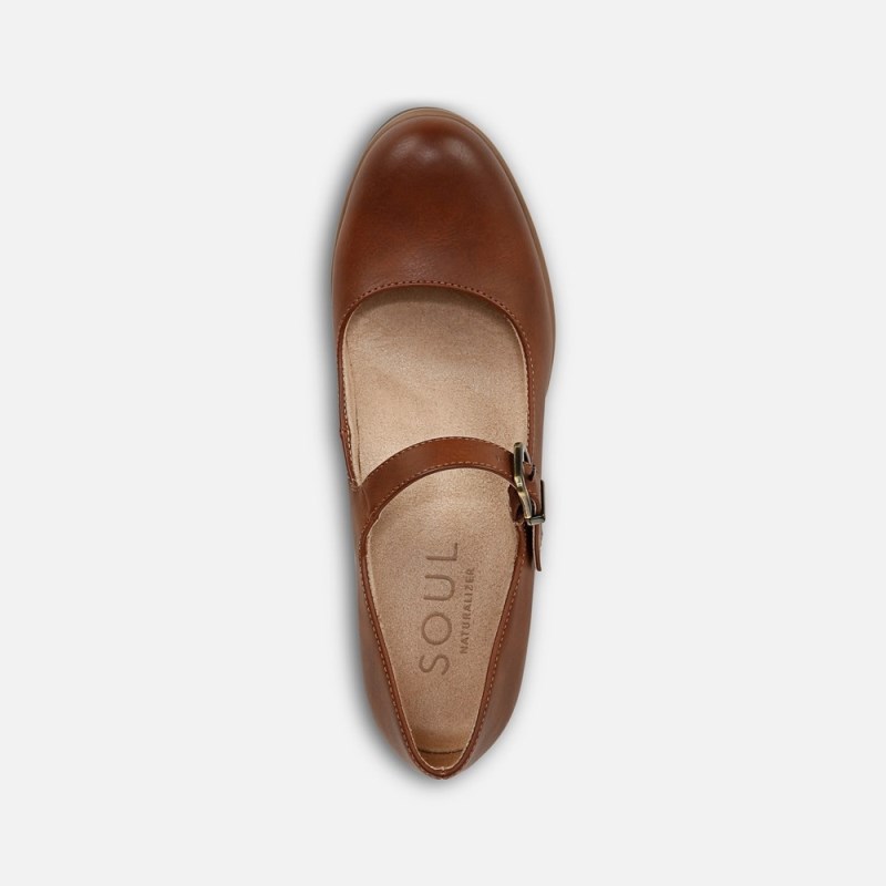 Naturalizer Shoes for Women - SOUL Adore Mary Jane Wedge Brown IV39-2199P3