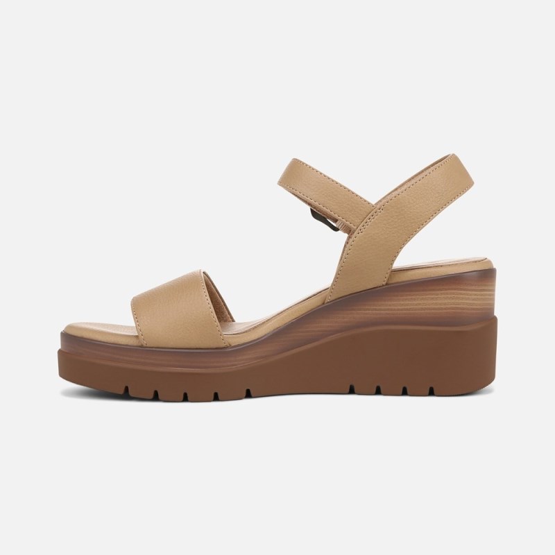 Naturalizer Shoes for Women - SOUL Graciela Wedge Sandal Brown PM69-6589E0