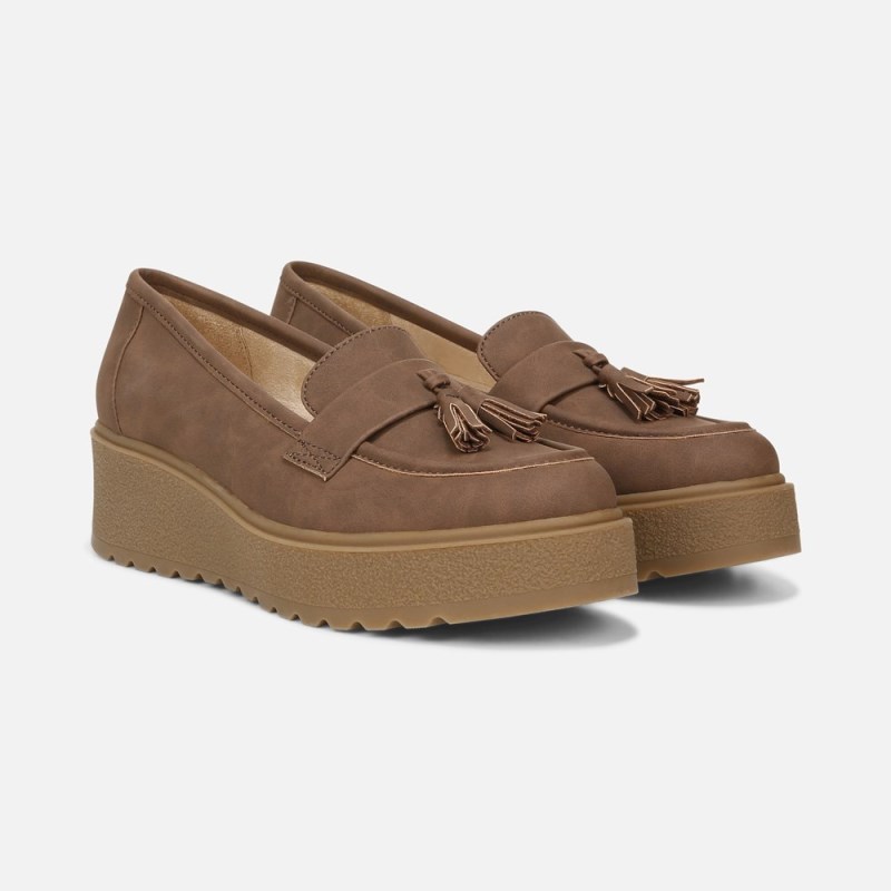 Naturalizer Shoes for Women - SOUL Josie Lug Loafer Brown LQ30-0880M6