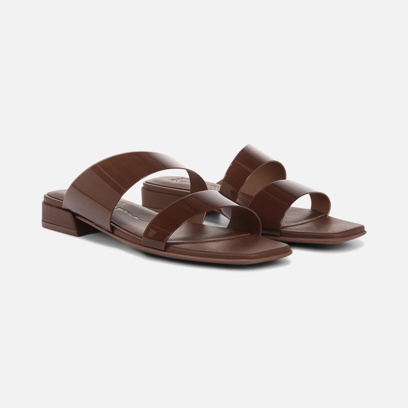 Naturalizer Shoes for Women - Illuminate Slide Sandal Chocolate HQ11-3871G7