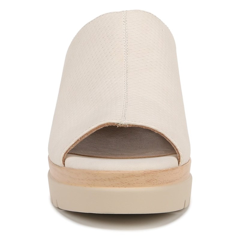 Naturalizer Shoes for Women - Soul Goodtimes Mule Wedge Sandal Cream DY63-5343J4