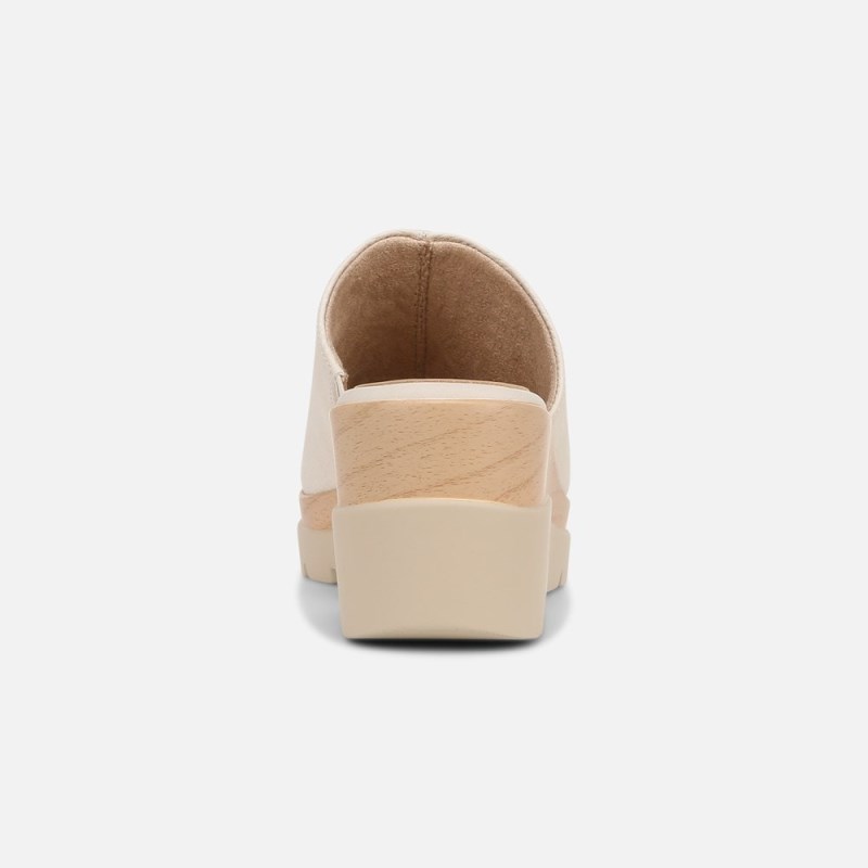 Naturalizer Shoes for Women - Soul Goodtimes Mule Wedge Sandal Cream DY63-5343J4
