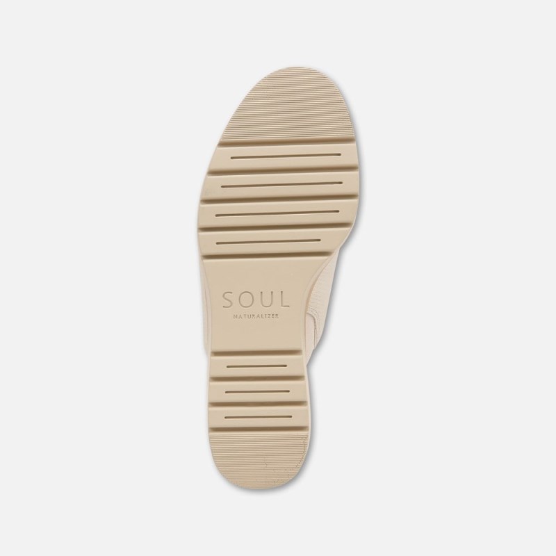 Naturalizer Shoes for Women - Soul Goodtimes Mule Wedge Sandal Cream DY63-5343J4