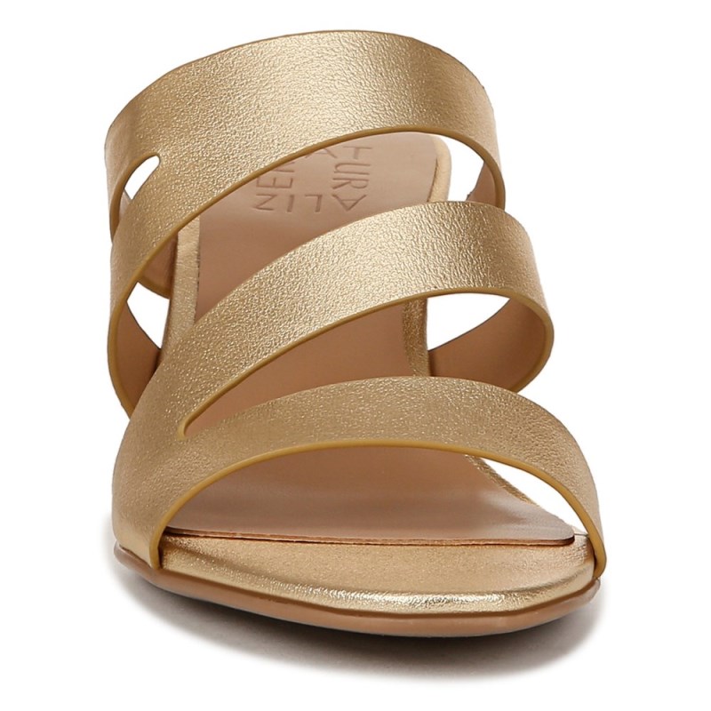 Naturalizer Shoes for Women - Beaming Slide Sandal Dark Gold PV64-9114G7