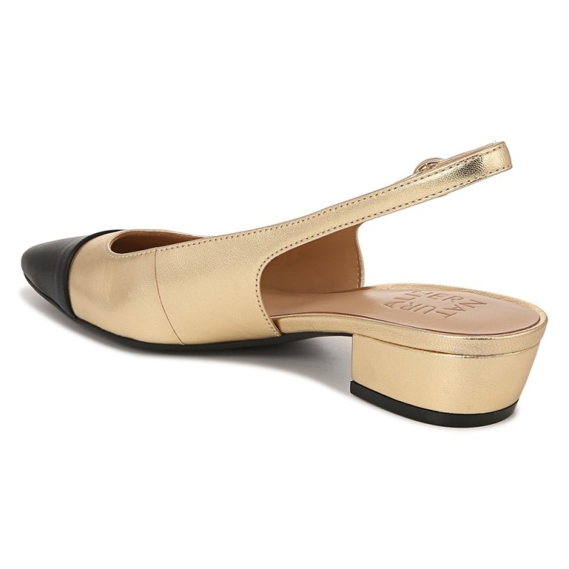 Naturalizer Shoes for Women - Banks Slingback Dark Gold / Black SF55-1035R8