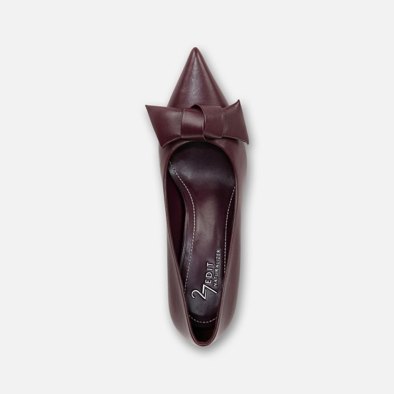 Naturalizer Shoes for Women - 27 EDIT Emery Bow Pump Deep Purple PF14-0104N6