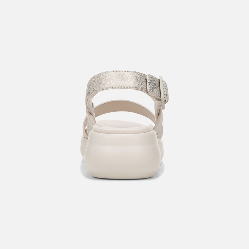 Naturalizer Shoes for Women - Coast Wedge Sandal Gold CX90-7710K1