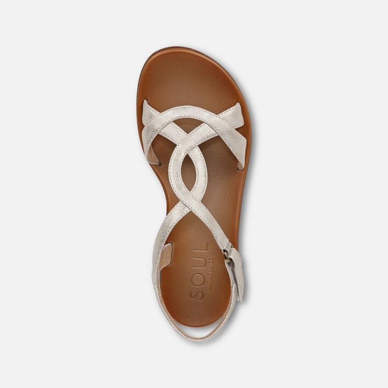 Naturalizer Shoes for Women - SOUL Solo Sandal Gold IP75-5155V6
