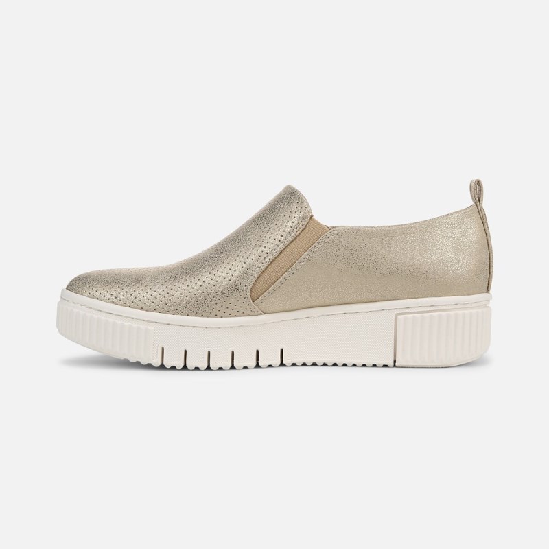 Naturalizer Shoes for Women - SOUL Turner Slip On Sneaker Gold MI11-9641U1