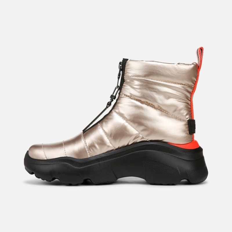 Naturalizer Shoes for Women - Think Royln Shadow-Dancer Water Repellent Bootie Gold KO75-1225Q1