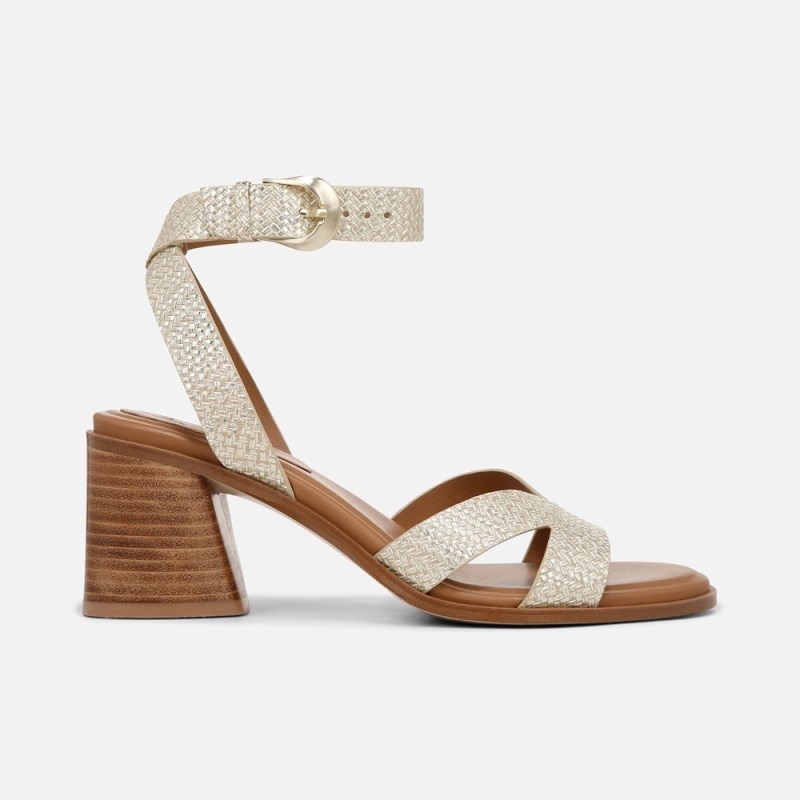 Naturalizer Shoes for Women - 27 EDIT Yumi Ankle Strap Sandal Grey Brown KB22-8582C3