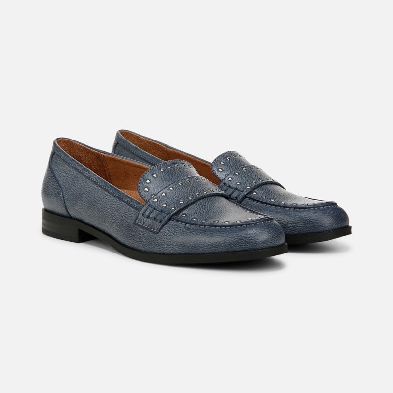 Naturalizer Shoes for Women - Milo Stud Loafer Indigo Blue RG62-3192I9