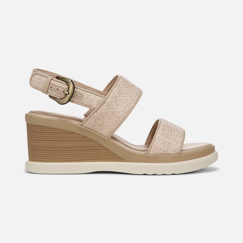 Naturalizer Shoes for Women - SOUL Livia 2 Wedge Sandal Light Beige EO39-5649T0