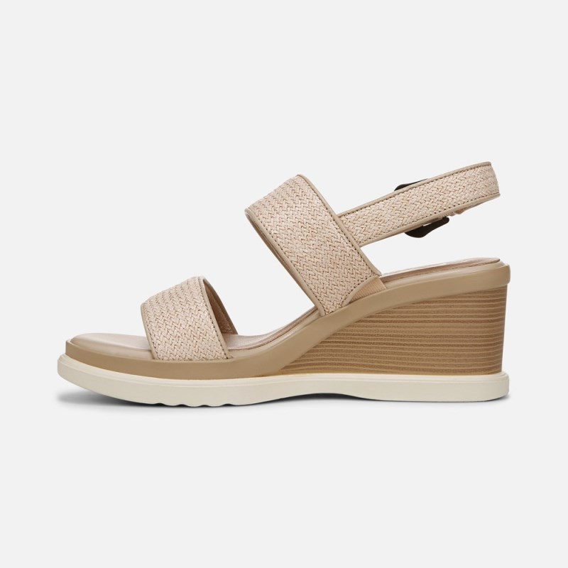 Naturalizer Shoes for Women - SOUL Livia 2 Wedge Sandal Light Beige EO39-5649T0