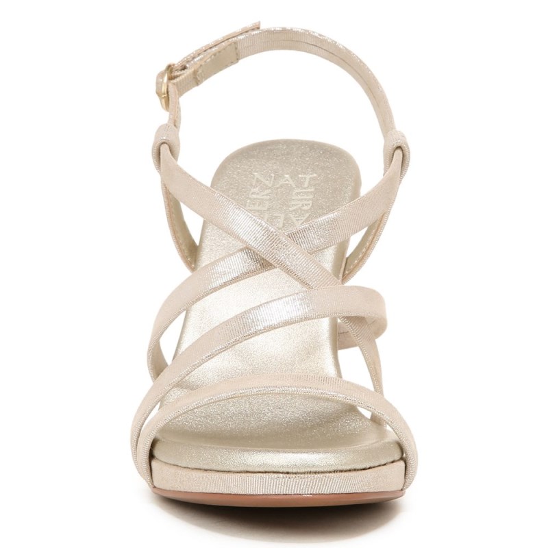 Naturalizer Shoes for Women - Luisa Dress Sandal Light Gold IH46-3496V9