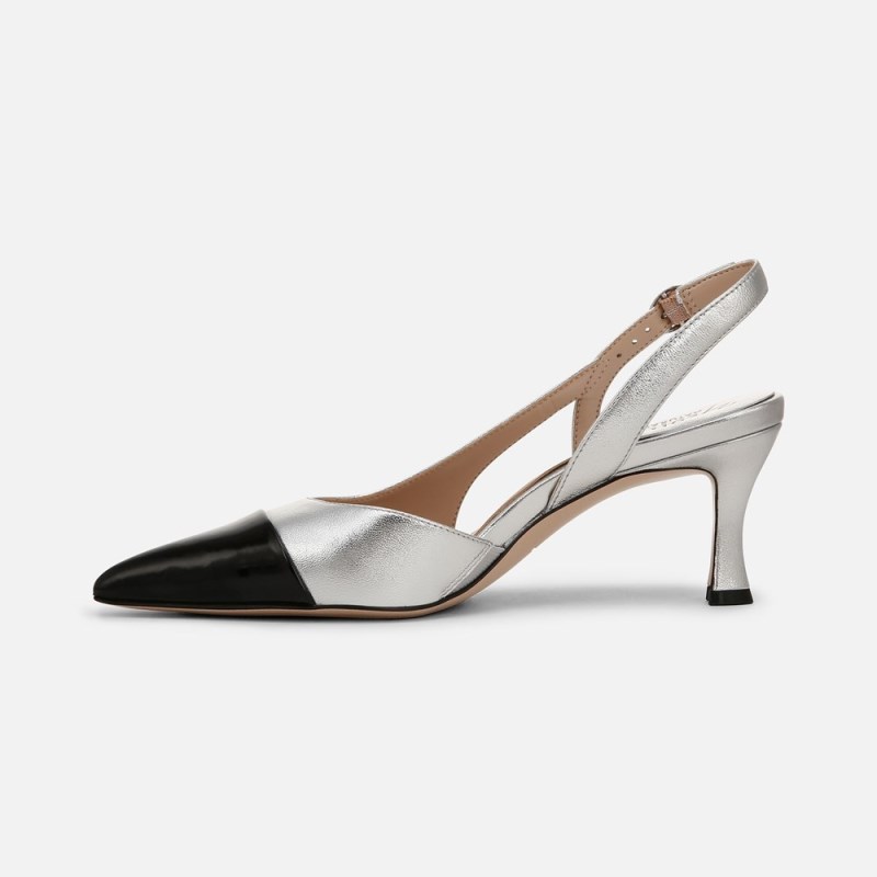 Naturalizer Shoes for Women - 27 EDIT Ilyssa Slingback Pump Silver ZA50-7960Q1